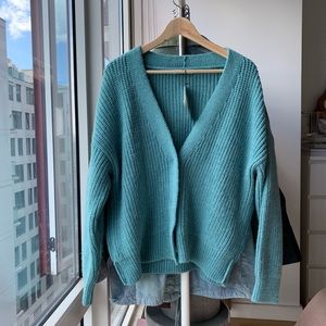 Mango Blue Cardigan